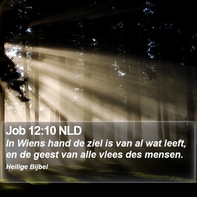 Job 12:10 NLD Bible Verse Image