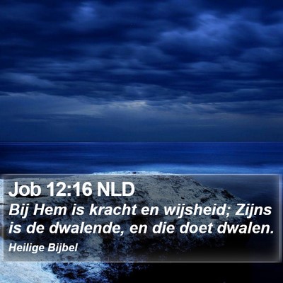 Job 12:16 NLD Bible Verse Image