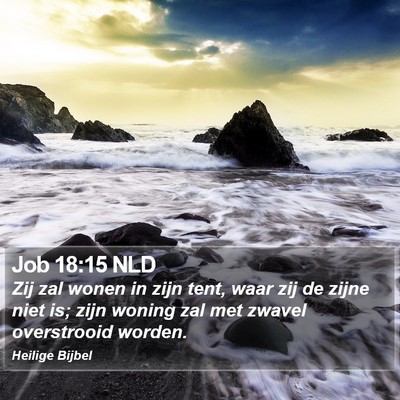 Job 18:15 NLD Bible Verse Image