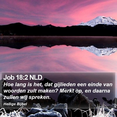 Job 18:2 NLD Bible Verse Image
