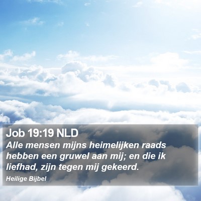 Job 19:19 NLD Bible Verse Image