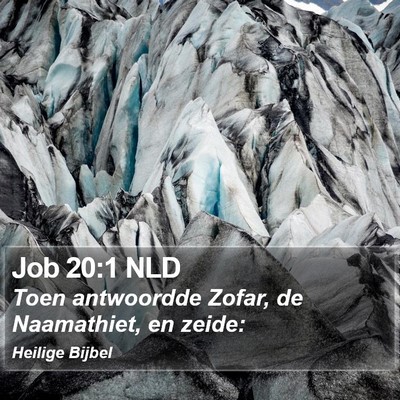 Job 20:1 NLD Bible Verse Image