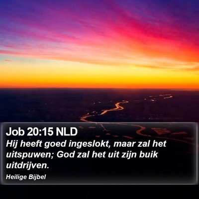 Job 20:15 NLD Bible Verse Image