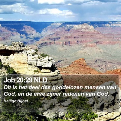 Job 20:29 NLD Bible Verse Image