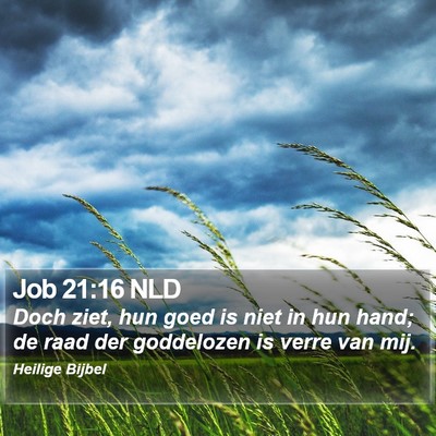 Job 21:16 NLD Bible Verse Image