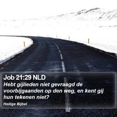 Job 21:29 NLD Bible Verse Image