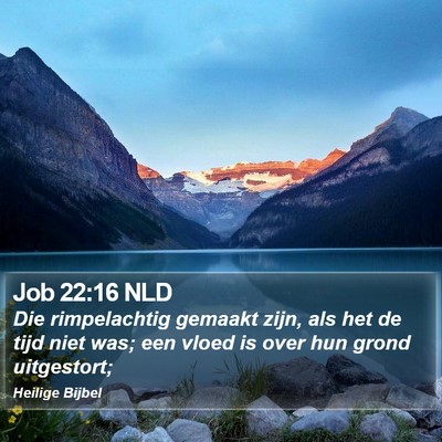 Job 22:16 NLD Bible Verse Image