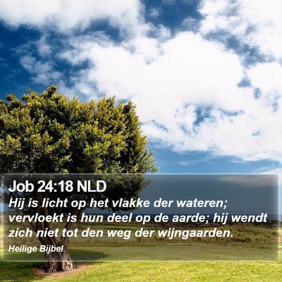 Job 24:18 NLD Bible Verse Image
