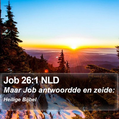 Job 26:1 NLD Bible Verse Image