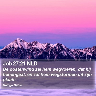 Job 27:21 NLD Bible Verse Image