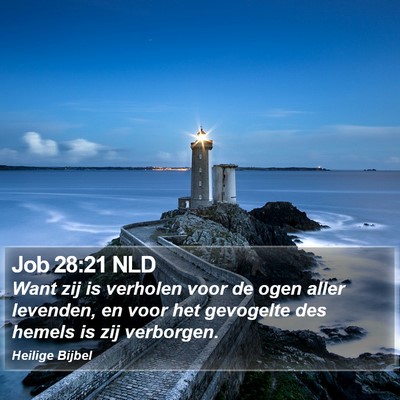 Job 28:21 NLD Bible Verse Image