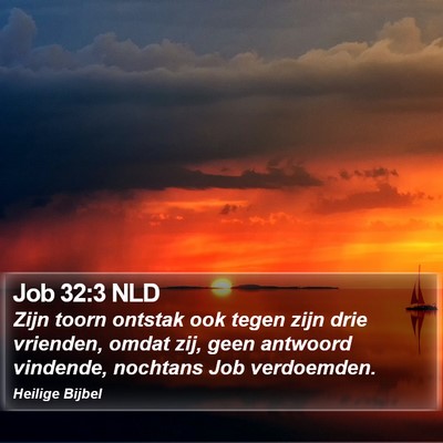 Job 32:3 NLD Bible Verse Image
