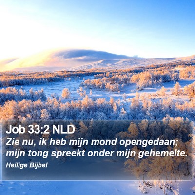 Job 33:2 NLD Bible Verse Image
