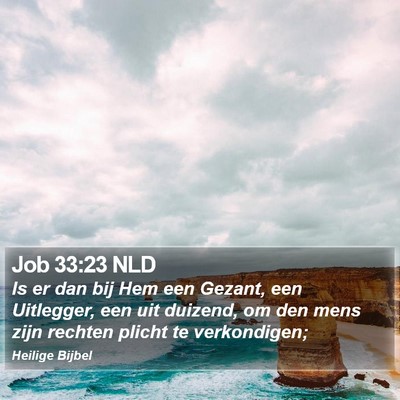 Job 33:23 NLD Bible Verse Image