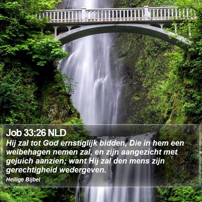 Job 33:26 NLD Bible Verse Image