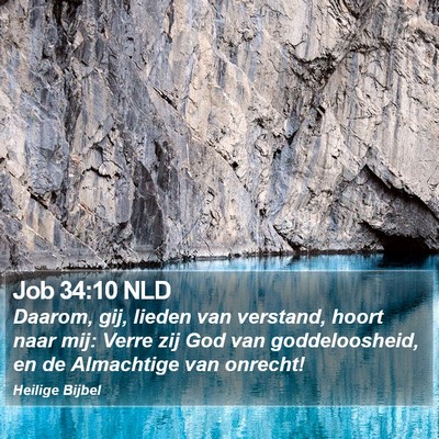 Job 34:10 NLD Bible Verse Image