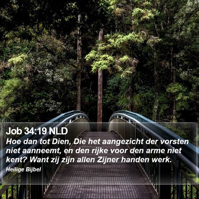 Job 34:19 NLD Bible Verse Image