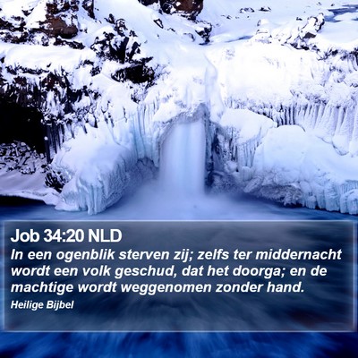 Job 34:20 NLD Bible Verse Image