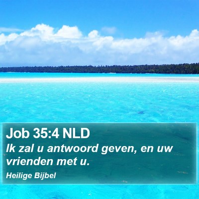 Job 35:4 NLD Bible Verse Image