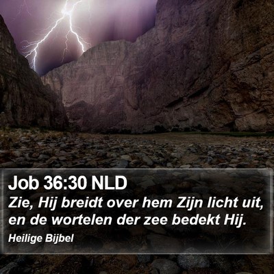 Job 36:30 NLD Bible Verse Image