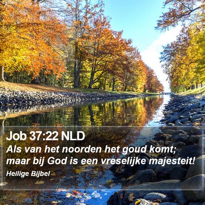 Job 37:22 NLD Bible Verse Image