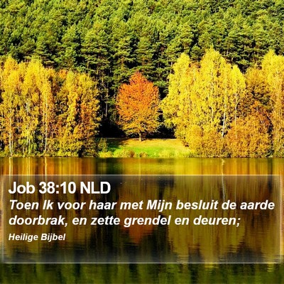 Job 38:10 NLD Bible Verse Image