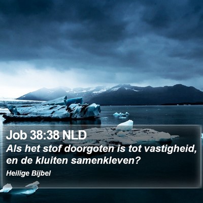 Job 38:38 NLD Bible Verse Image