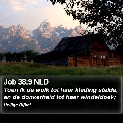 Job 38:9 NLD Bible Verse Image