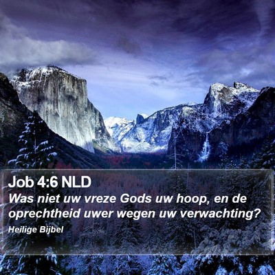 Job 4:6 NLD Bible Verse Image