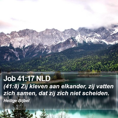 Job 41:17 NLD Bible Verse Image