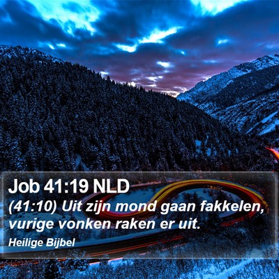 Job 41:19 NLD Bible Verse Image