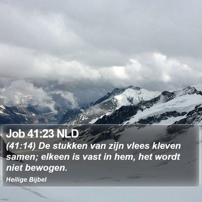 Job 41:23 NLD Bible Verse Image