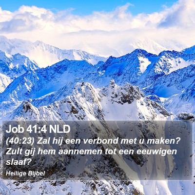 Job 41:4 NLD Bible Verse Image