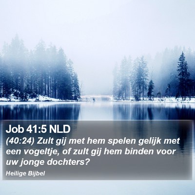 Job 41:5 NLD Bible Verse Image