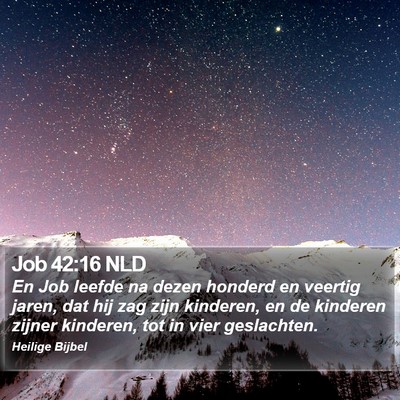 Job 42:16 NLD Bible Verse Image