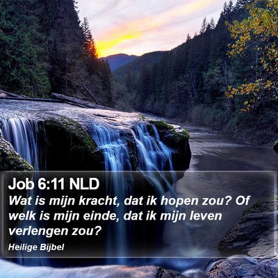 Job 6:11 NLD Bible Verse Image