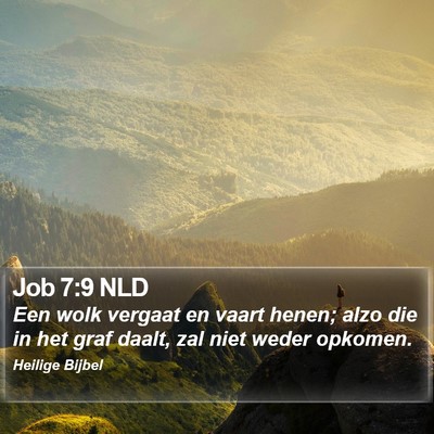 Job 7:9 NLD Bible Verse Image