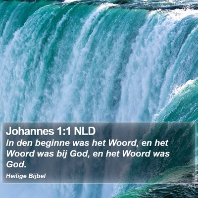 Johannes 1:1 NLD Bible Verse Image