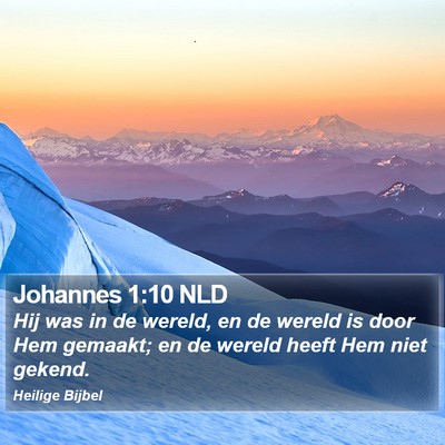 Johannes 1:10 NLD Bible Verse Image