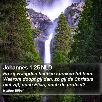 Johannes 1:25 NLD Bible Verse Image