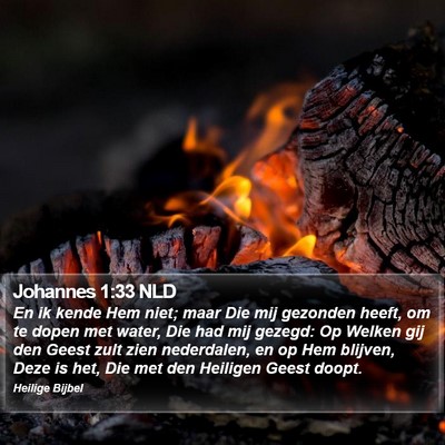 Johannes 1:33 NLD Bible Verse Image