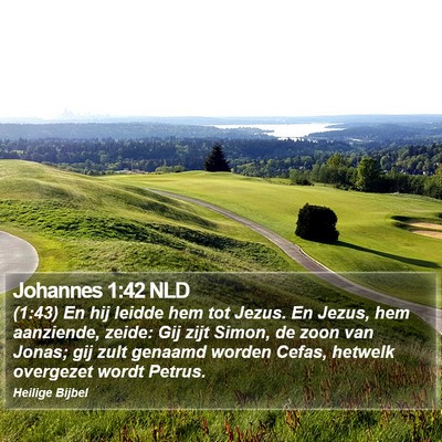 Johannes 1:42 NLD Bible Verse Image
