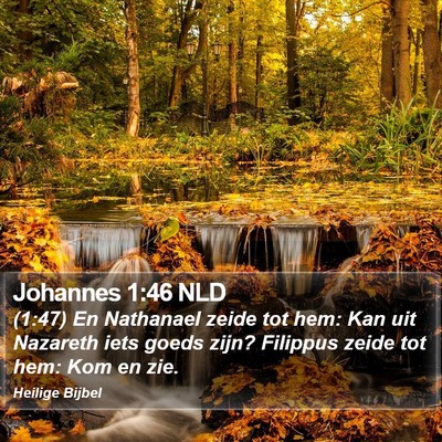 Johannes 1:46 NLD Bible Verse Image