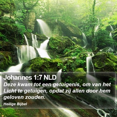 Johannes 1:7 NLD Bible Verse Image