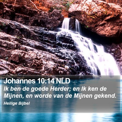 Johannes 10:14 NLD Bible Verse Image