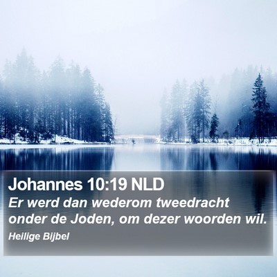 Johannes 10:19 NLD Bible Verse Image