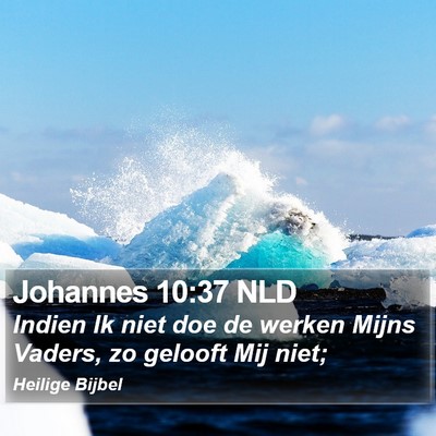 Johannes 10:37 NLD Bible Verse Image