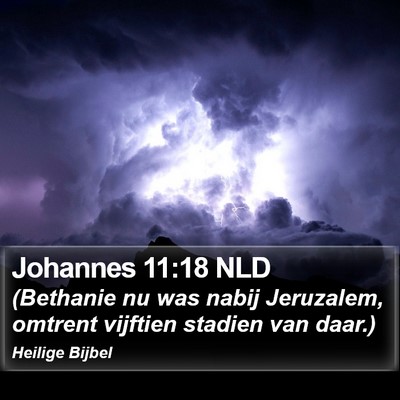 Johannes 11:18 NLD Bible Verse Image
