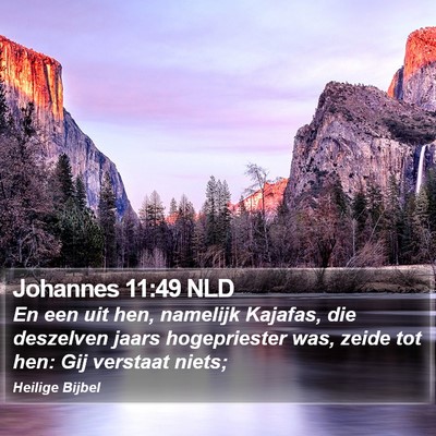 Johannes 11:49 NLD Bible Verse Image