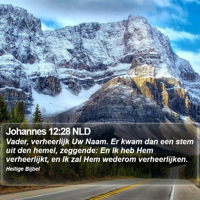 Johannes 12:28 NLD Bible Verse Image